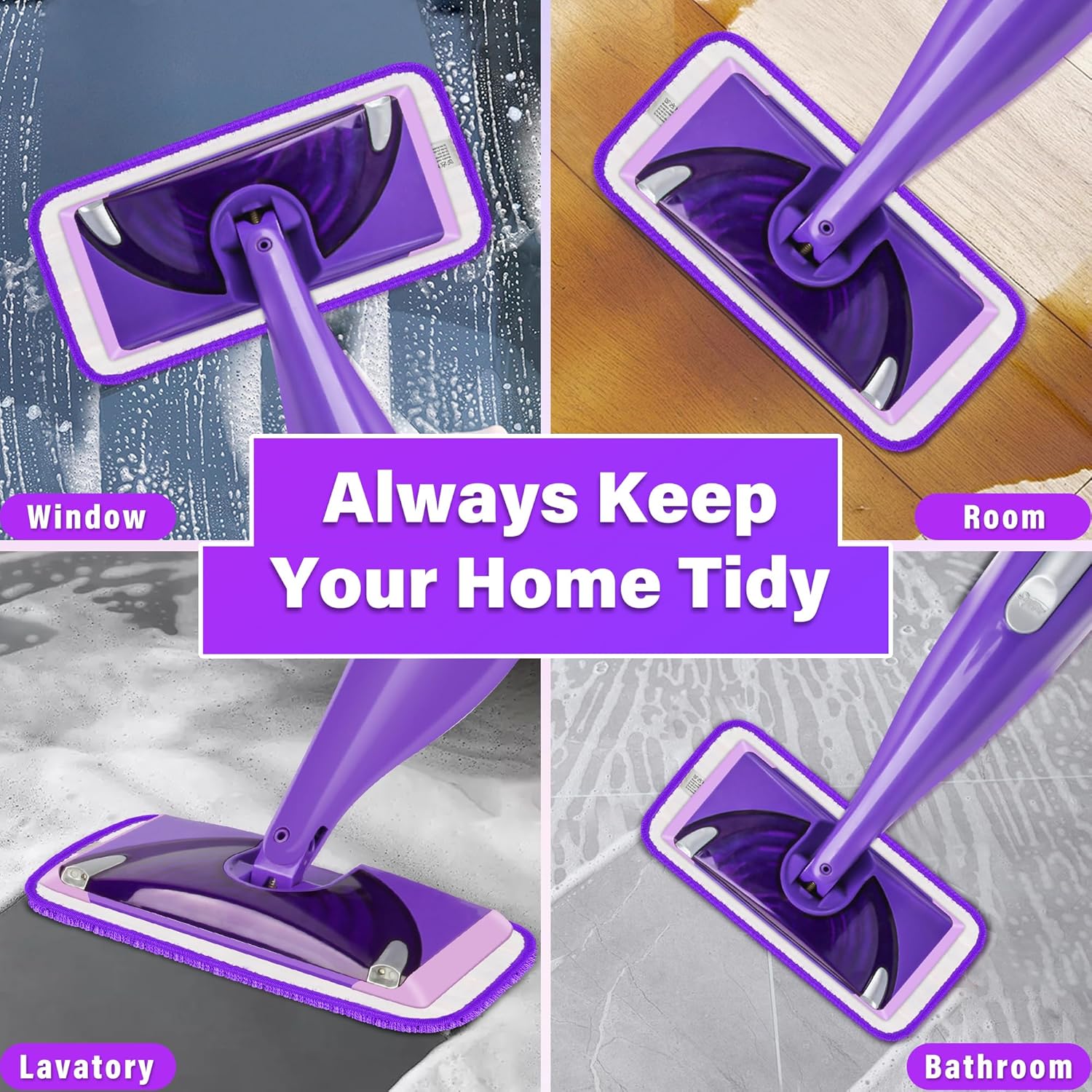 7 Pack Reusable Mop Pads for Swiffer WetJet 1
