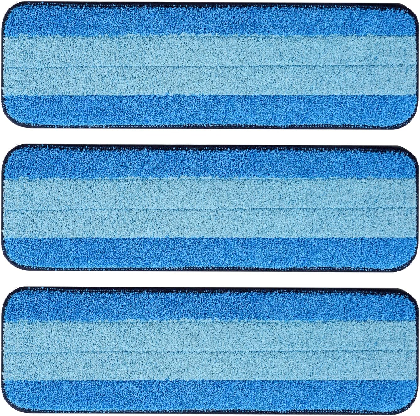 3 Pack Microfiber Mop Pads for Bona Mop Reusable No Residue