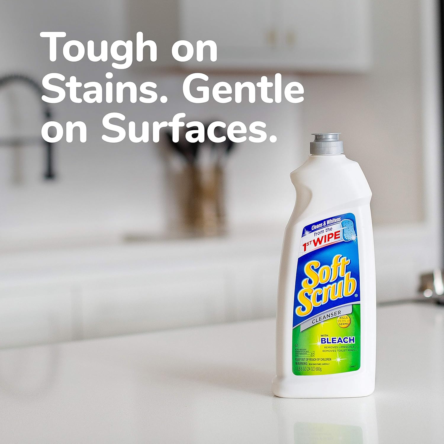 Soft Scrub Antibacterial Cleaner with Bleach 36 oz Pack of 6