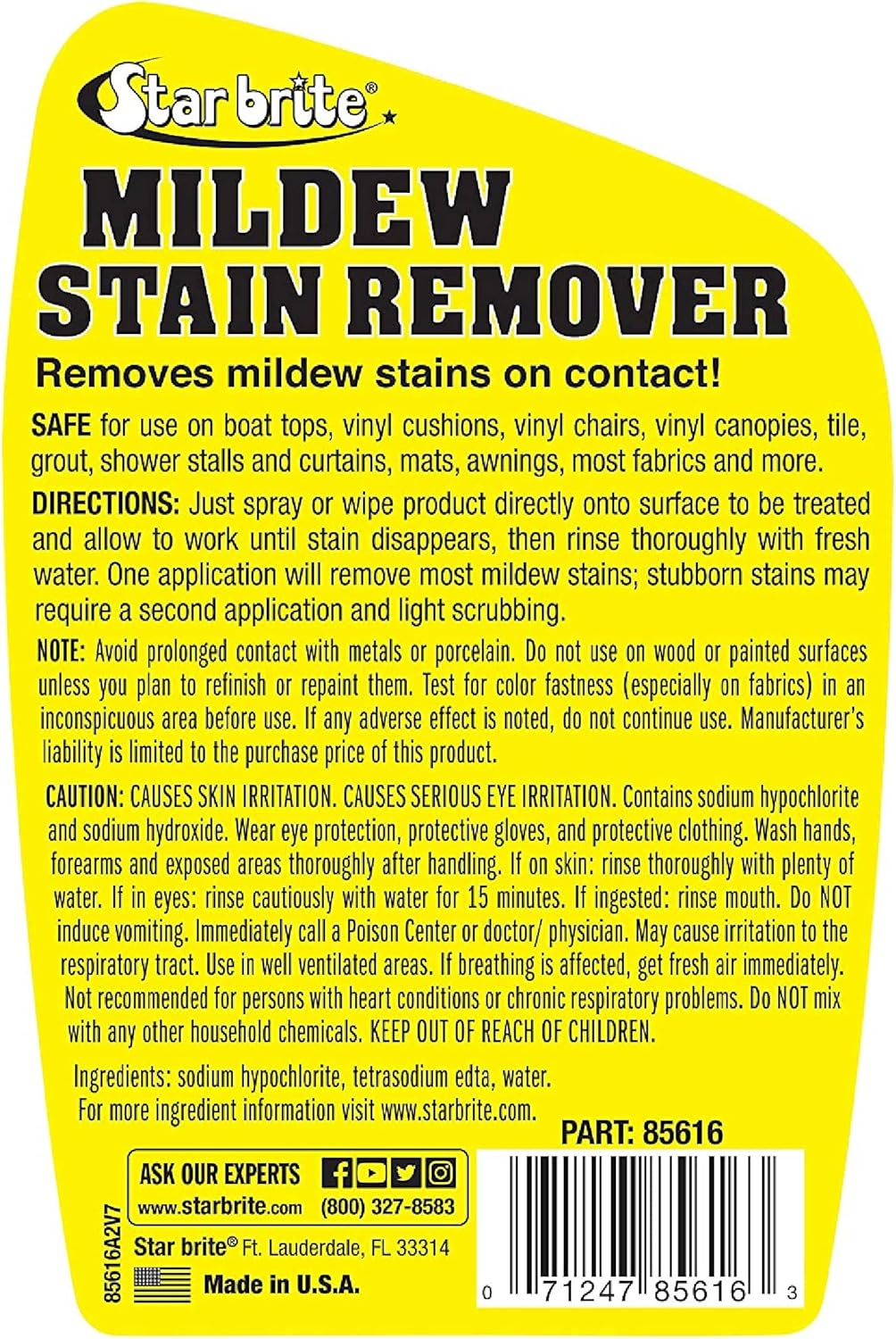 STAR BRITE Mold Mildew Stain Remover 32 OZ 1