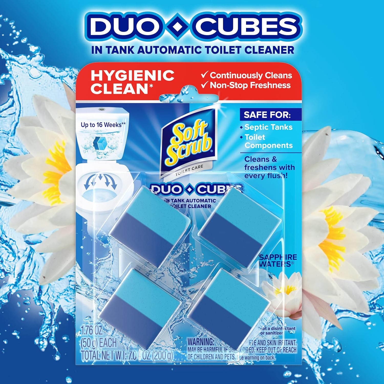 Soft Scrub In-Tank Toilet Cleaner Duo-Cubes