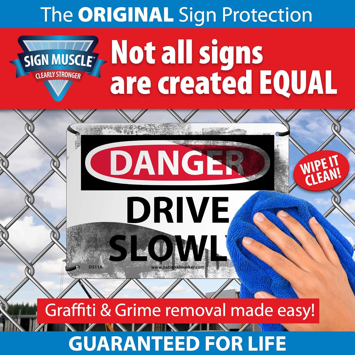 NMC SB131ACP 5S Dry Zone Shadow Board BlueBlue 68x30