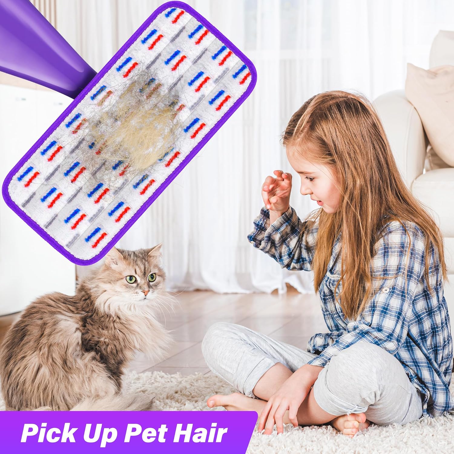7 Pack Reusable Mop Pads for Swiffer WetJet 1