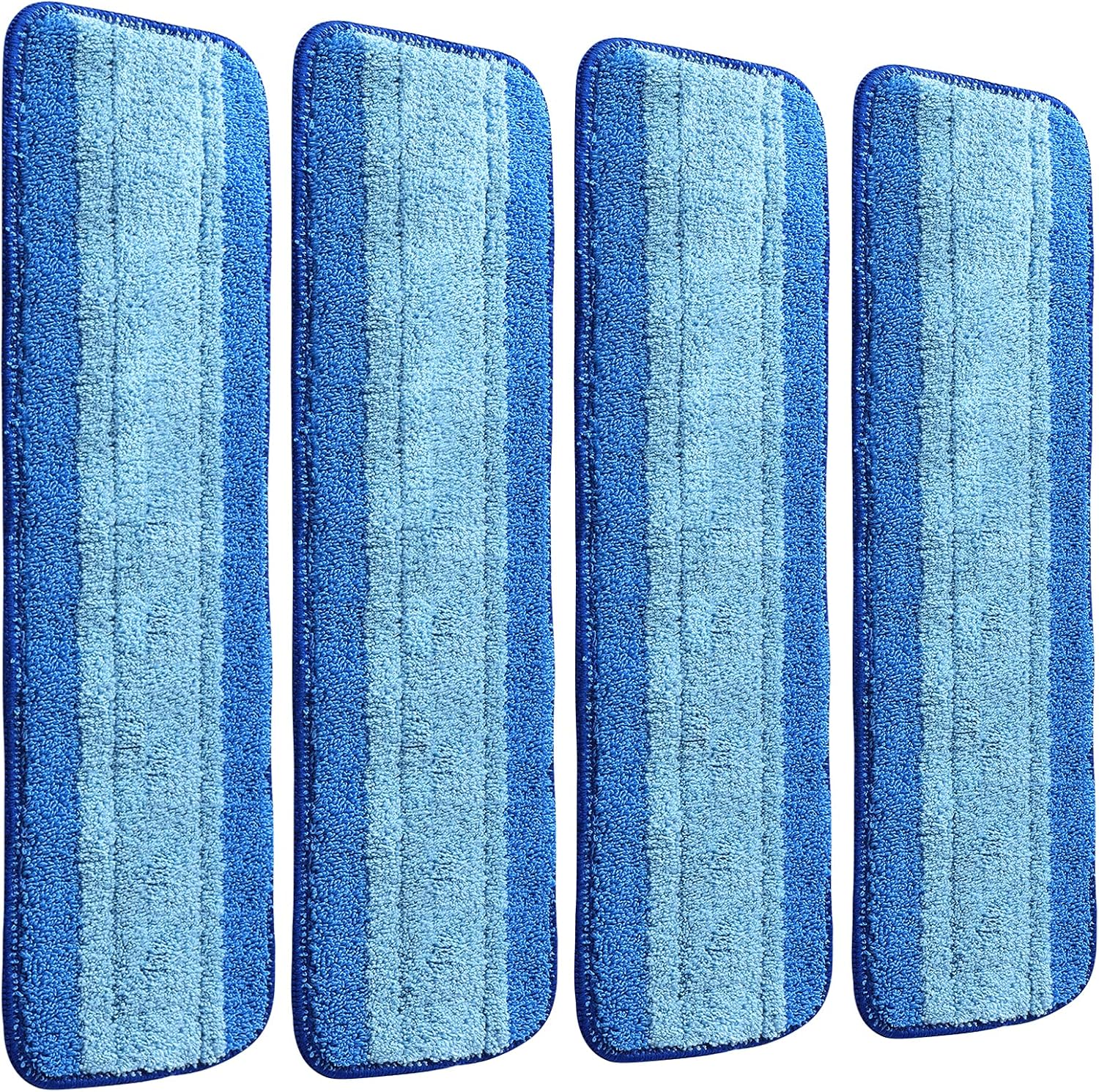 4 Pack Microfiber Cleaning Pads for Bona Mops Washable Reusable
