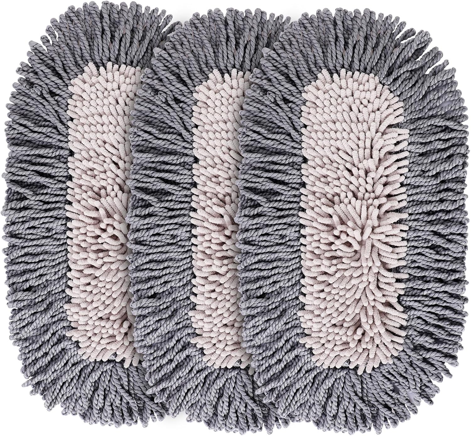 CLEANHOME Microfiber Mop Replacement Pads 3 Packs for Hardwood Tile Floors