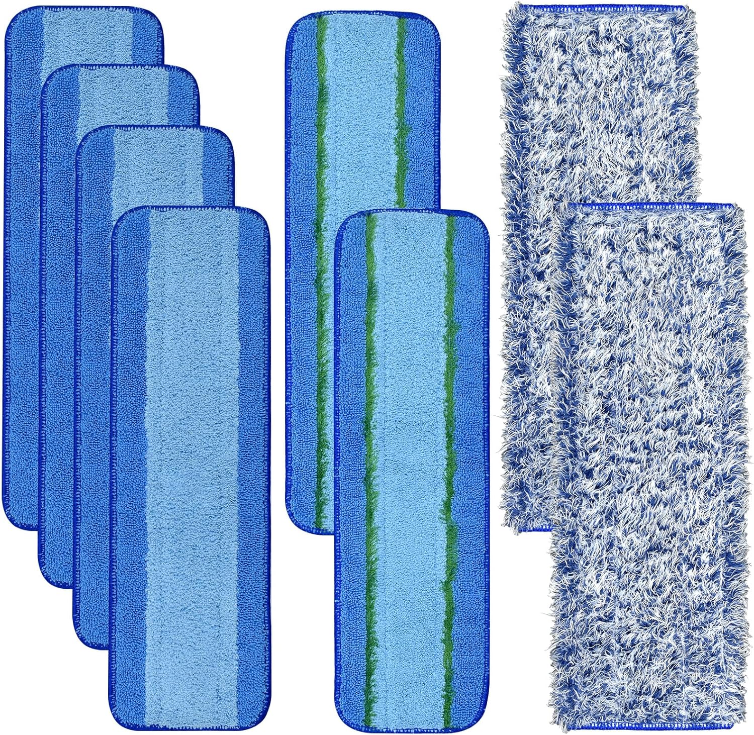 DLAIMI 8 Pack Mop Pads for Hardwood and Hard Floors