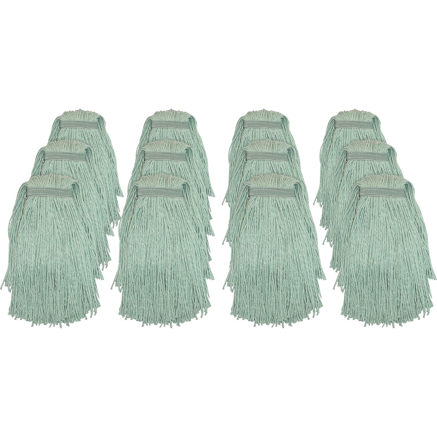 Genuine Joe N20G1BCT Web Blend Mopping Mophead 12EACT Green