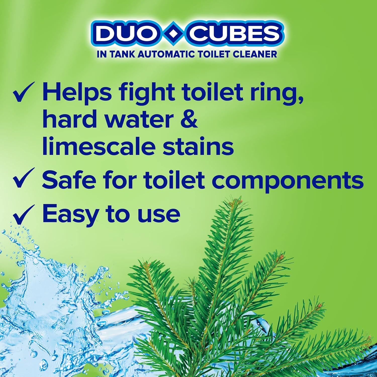 Soft Scrub Toilet Cleaner Duo-Cubes Alpine Fresh 4 Count
