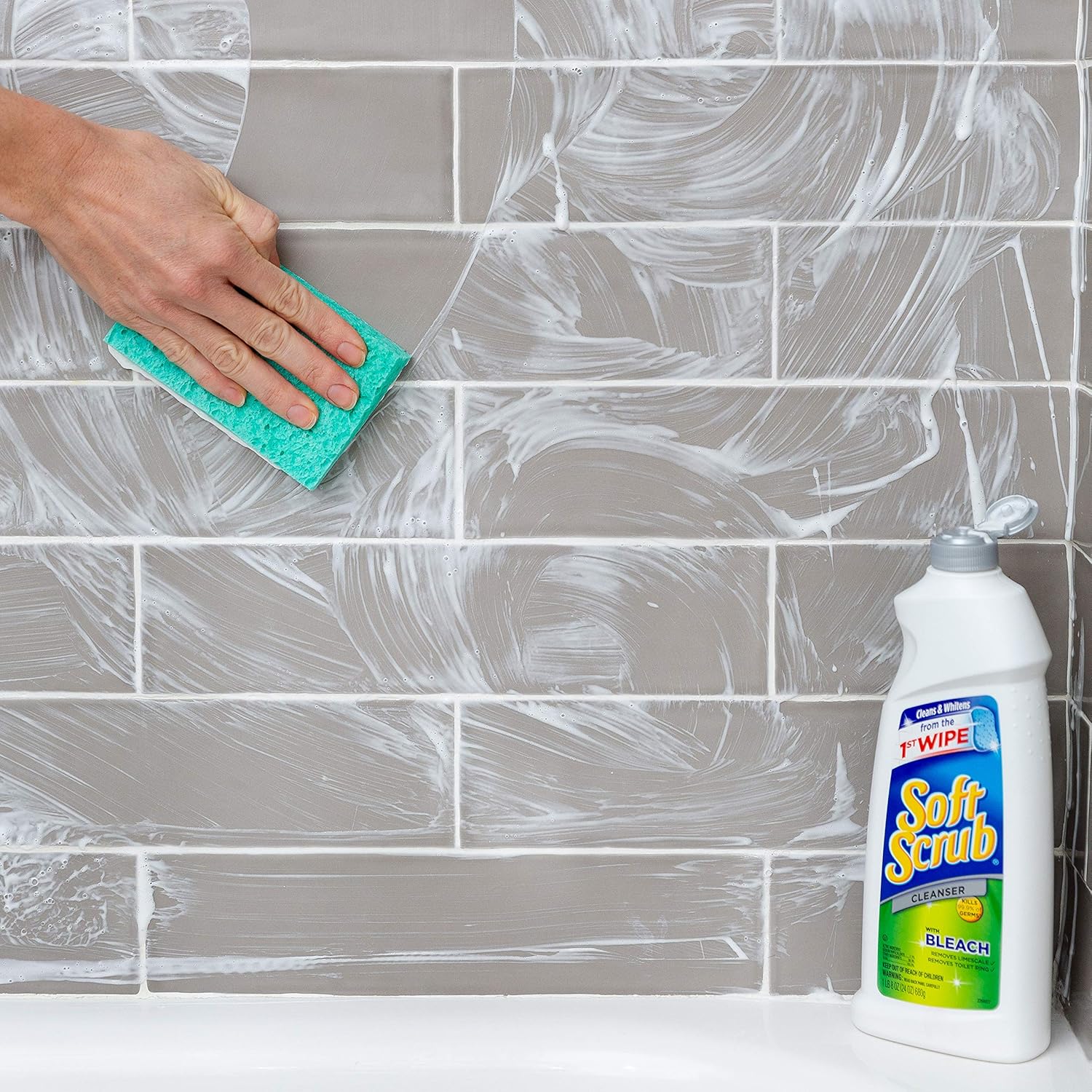 Soft Scrub Antibacterial Cleaner with Bleach 36 oz Pack of 6