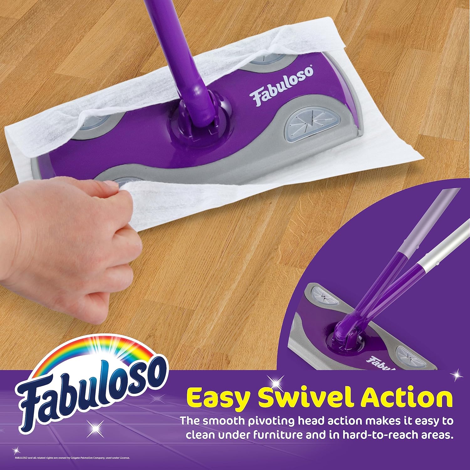 Fabuloso Dry and Wet Sweeper with 12 Dry Cloths