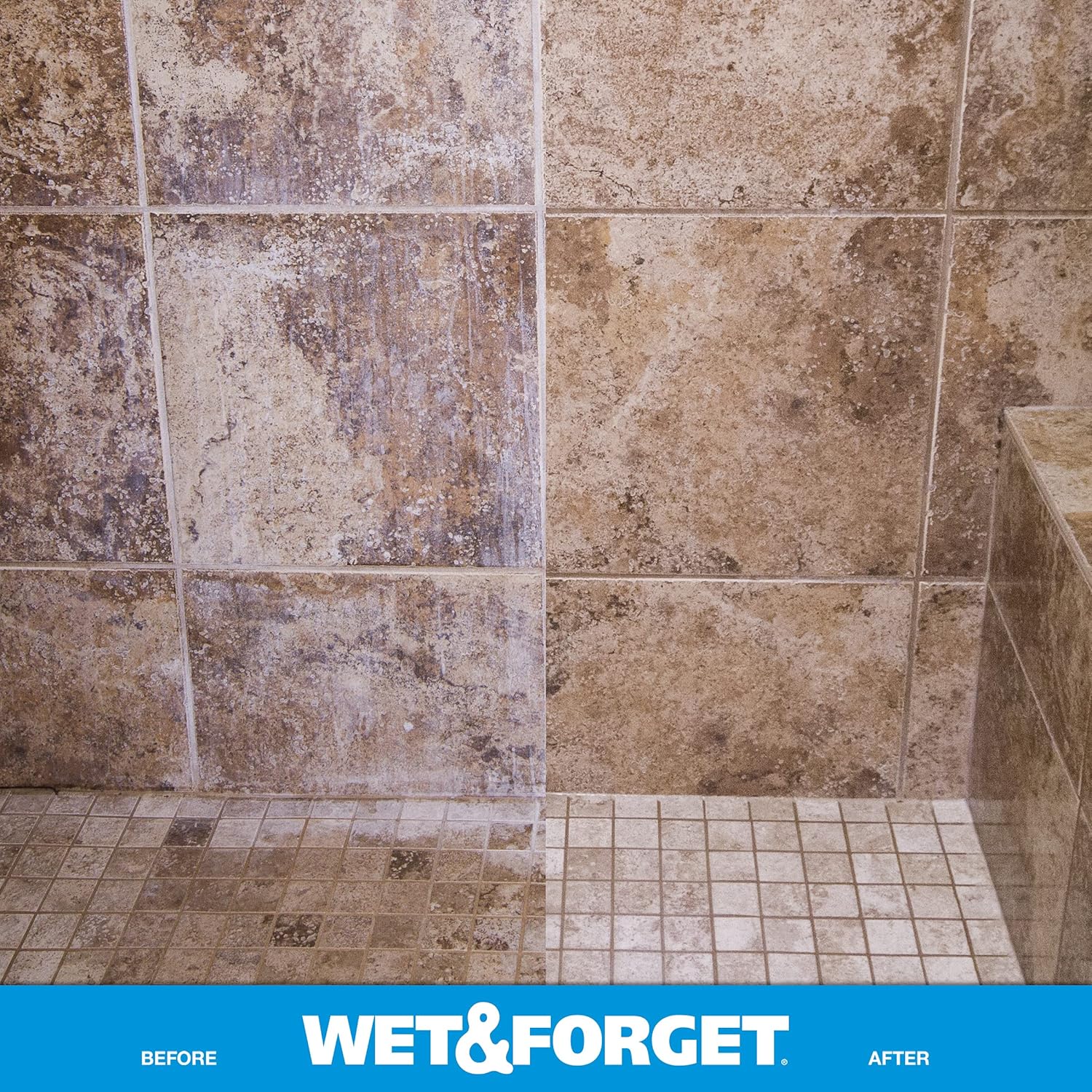 Wet Forget Shower Cleaner Spray 64 Oz No-Scrub Weekly Use